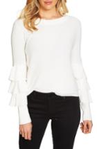 Women's 1.state Tiered Ruffle Sleeve Sweater, Size - White