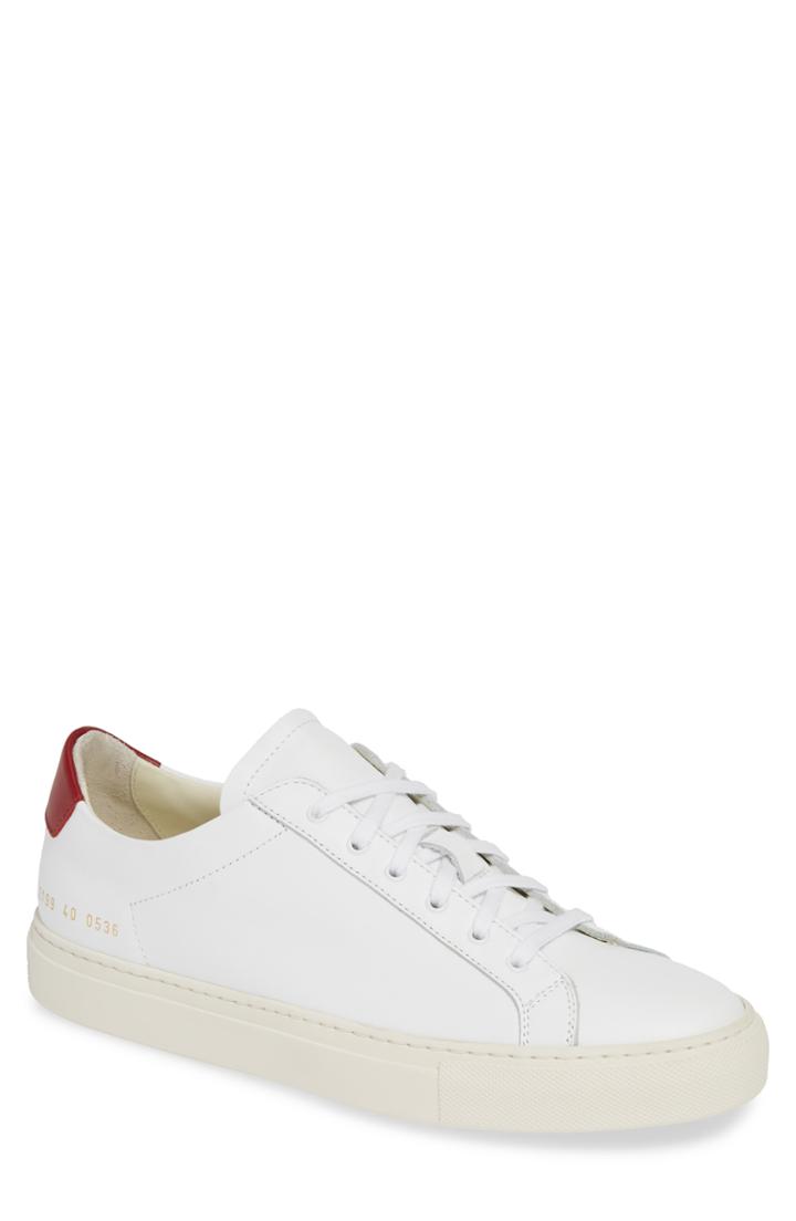 Men's Common Projects Retro Sneaker Us / 39eu - White