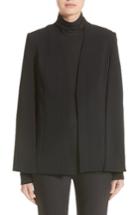Women's St. John Collection Classic Cady Cape Jacket - Black
