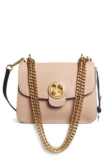 Chloe Medium Mily Leather Shoulder Bag - Beige