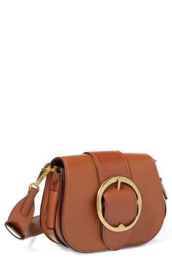 Polo Ralph Lauren Lennox Leather Saddle Bag - Brown