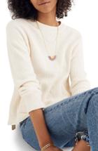 Women's Madewell Patch Pocket Pullover Sweater - Ivory