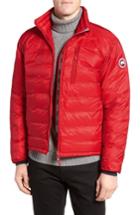Men's Canada Goose 'lodge' Slim Fit Packable Windproof 750 Down Fill Jacket, Size - Red