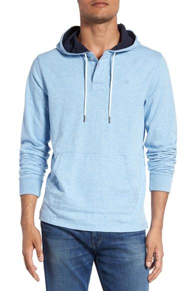 Men's Southern Tide 'skipjack' Heathered Hoodie - Blue