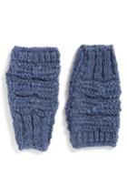 Women's Treasure & Bond Chunky Knit Arm Warmers, Size - Blue