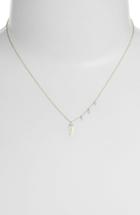 Women's Meira T Gold Pendant Diamond Charm Necklace