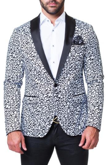 Men's Maceoo Tesla Spiral Blazer (s) - White