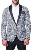 Men's Maceoo Tesla Spiral Blazer (s) - White