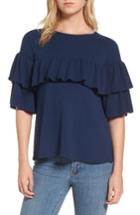 Women's Vineyard Vines Ribbed Ruffle Sweater