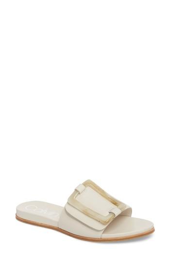 Women's Calvin Klein Patreece Slide Sandal M - White