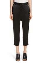 Women's Nili Lotan Paris Silk Crop Pants