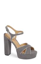 Women's Michael Michael Kors Lexie Platform Sandal M - Grey