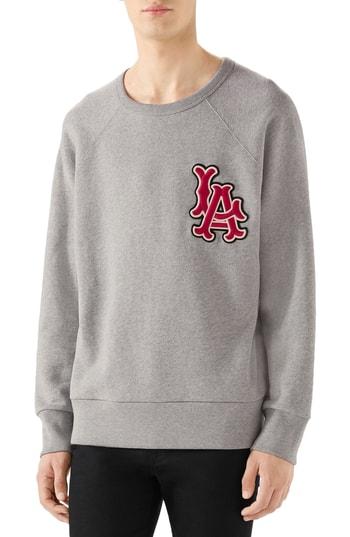 Men's Gucci La Angels Sweatshirt - Grey