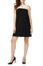 Women's Maternal America Naomi Eyelet Yoke Maternity Dress