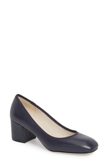 Women's Kenneth Cole New York Eryn Block Heel Pump M - Blue