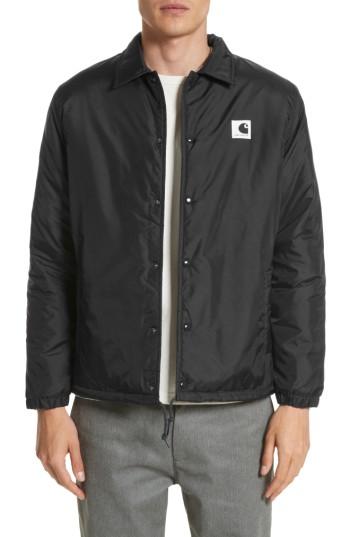 Men's Carhartt Work In Progress Coach Jacket, Size - Black