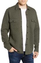 Men's Faherty Belmar Quilted Shirt Jacket - Green