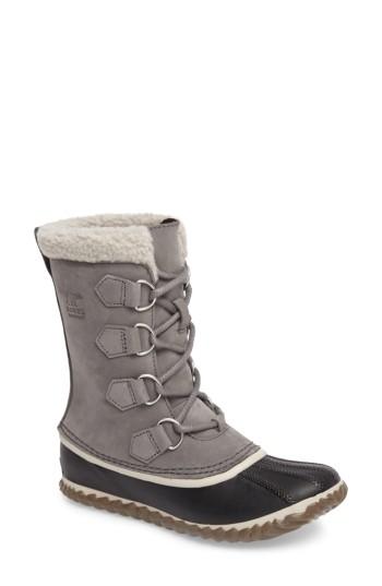 Women's Sorel Caribou Slim Waterproof Boot M - Grey