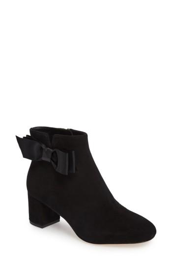 Women's Kate Spade New York Langley Bow Bootie M - Black