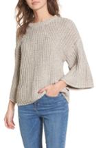 Women's 4si3nna Bell Sleeve Sweater - Beige