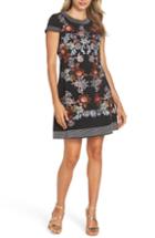 Women's Morgan & Co. Embroidered Fit & Flare Dress