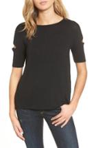 Women's Rag & Bone/jean Island Cutout Sleeve Tee - Black