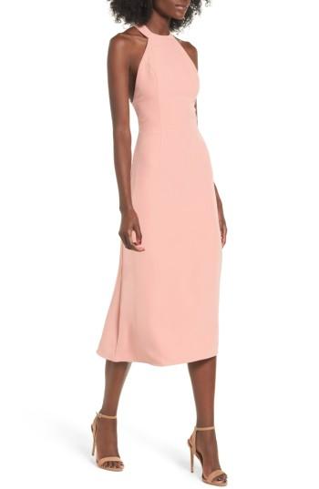 Women's Nbd Leo Midi Dress - Pink