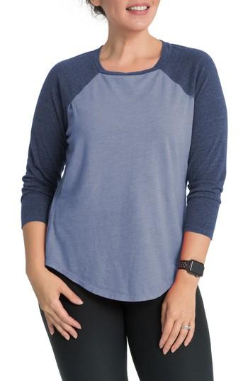 Women's Bun Maternity Relax Raglan Sleeve Maternity/nursing Top