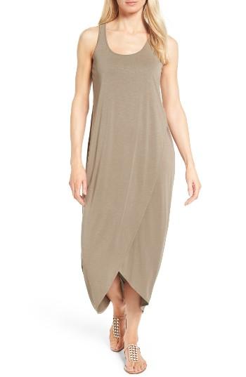 Women's Nic+zoe Boardwalk Jersey Maxi Dress - Green