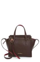 Salvatore Ferragamo Small Calfskin Tote - Purple