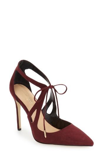 Women's Daya By Zendaya 'aaron' Pointy Toe Pump M - Burgundy