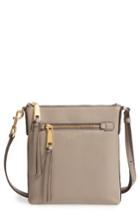 Marc Jacobs Recruit North/south Leather Crossbody Bag - Beige