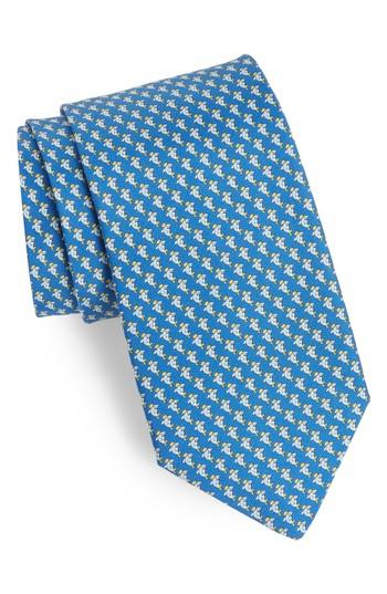 Men's Salvatore Ferragamo Eraldo Print Silk Tie
