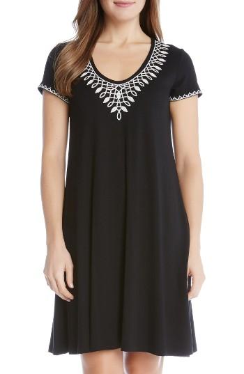 Women's Karen Kane Embroidered T-shirt Dress