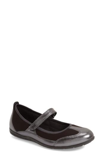 Women's Ecco 'bluma' Mary Jane Flat -9.5us / 40eu - Grey