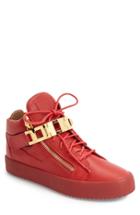 Men's Giuseppe Zanotti Chain Link Side Zip Sneaker