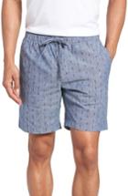 Men's Bonobos Slim Fit Print Beach Shorts - Blue