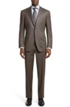Men's Canali Siena Classic Fit Solid Wool Suit