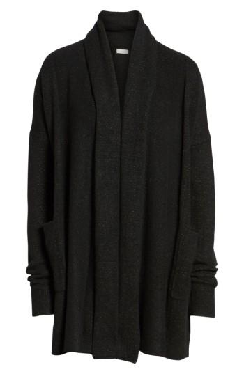 Women's Hinge Sparkle Cardigan, Size - Black
