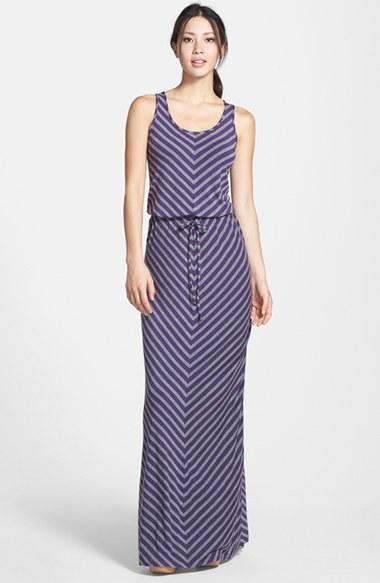 Women's Caslon Drawstring Waist Maxi Dress