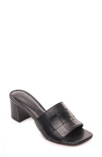 Women's Bernardo Bridget Block Heel Sandal M - Black