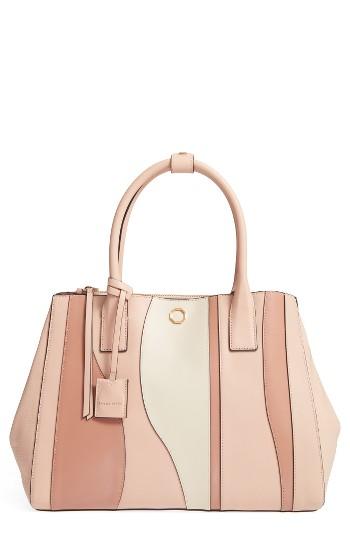 Louise Et Cie Eiris Calfskin Leather Satchel - Pink