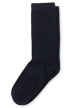 Nordstrom Solid Crew Socks (3 For $18) Navy 10/12
