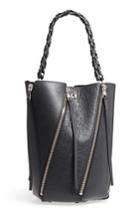 Proenza Schouler Medium Hex Zip Leather Bucket Bag -