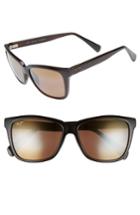 Women's Maui Jim 56mm Jacaranda Polarized Sunglasses - Brown Stripe/ Bronze
