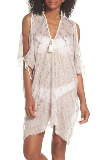 Women's Pool To Party Cold Shoulder Cover-up Dress