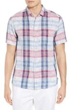 Men's Tommy Bahama Zuma Plaid Sport Shirt - Blue