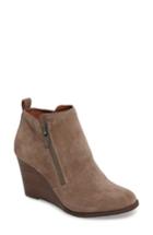 Women's Lucky Brand Yesterr Wedge Bootie M - Beige