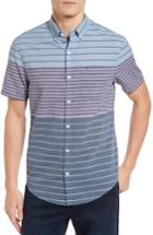 Men's Original Penguin Heritage Slim Fit Colorblock Stripe Shirt