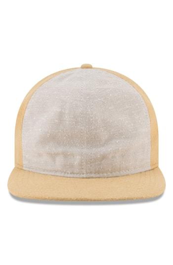 Men's New Era Cap 9twenty Slub Twill Flat Brim Cap -
